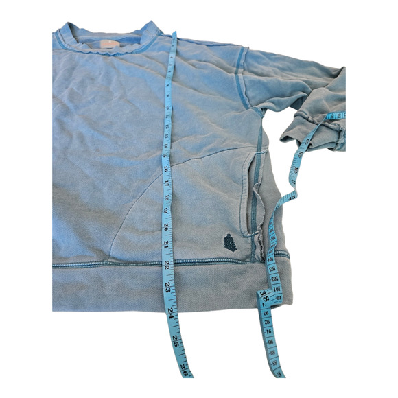 Free People Movement Medium Blue Long Sleeve Pullover Sweater *FLAW* - Picture 9 of 10